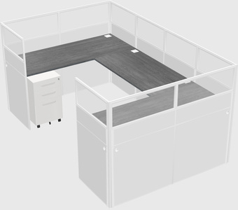 Cabine en u