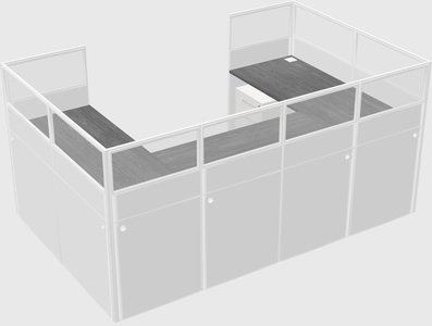 Cabine en u