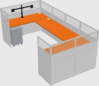 Cabine en u