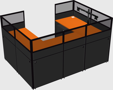 Cabine en u