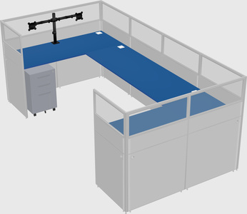 Cabine en u