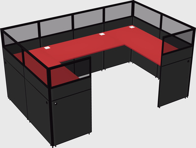 Cabine en u