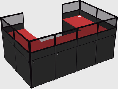 Cabine en u