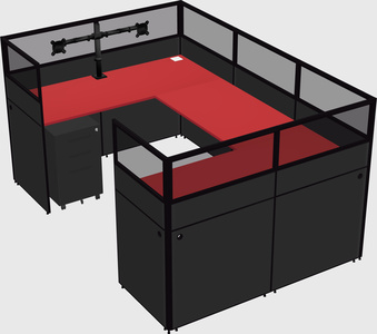 Cabine en u