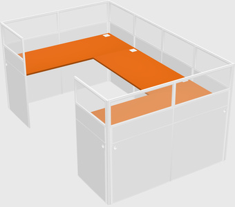 Cabine en u