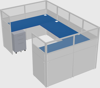 Cabine en u