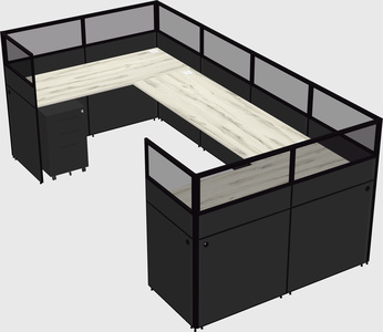 Cabine en u
