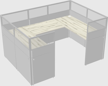 Cabine en u