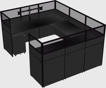Cabine en u
