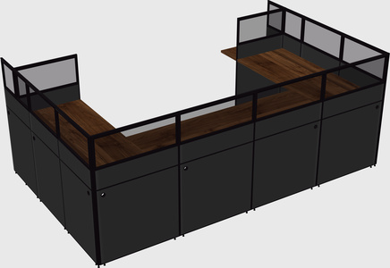 Cabine en u