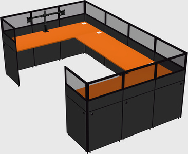 Cabine en u