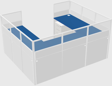 Cabine en u