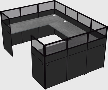 Cabine en u