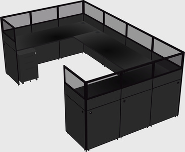 Cabine en u