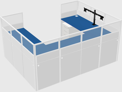 Cabine en u