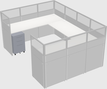 Cabine en u