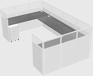 Cabine en u