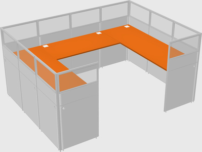 Cabine en u