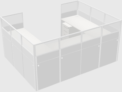 Cabine en u
