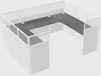 Cabine en u