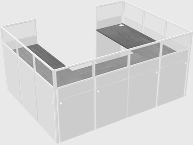 Cabine en u
