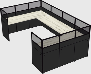 Cabine en u