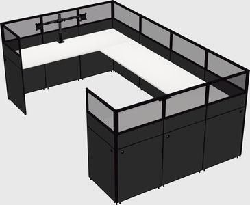 Cabine en u