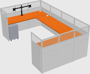Cabine en u