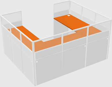Cabine en u