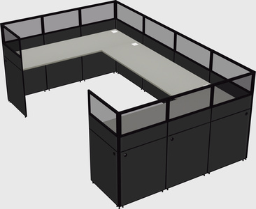 Cabine en u