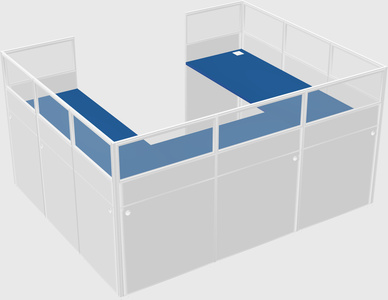Cabine en u