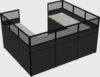 Cabine en u