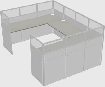 Cabine en u
