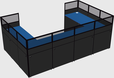 Cabine en u