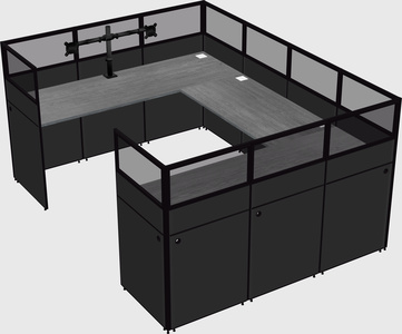 Cabine en u