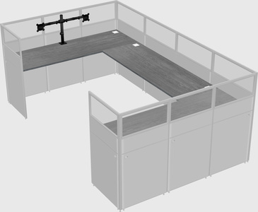 Cabine en u
