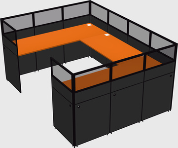 Cabine en u