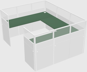 Cabine en u