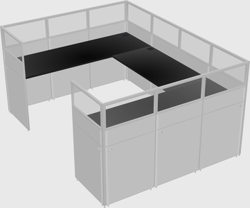 Cabine en u