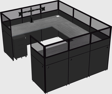 Cabine en u
