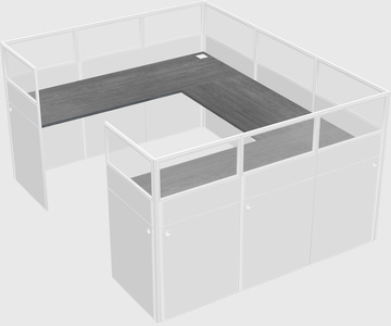 Cabine en u