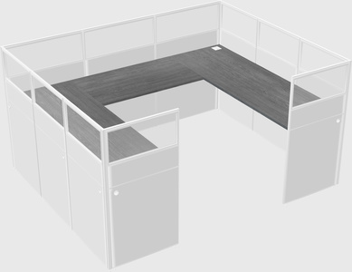 Cabine en u