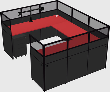 Cabine en u