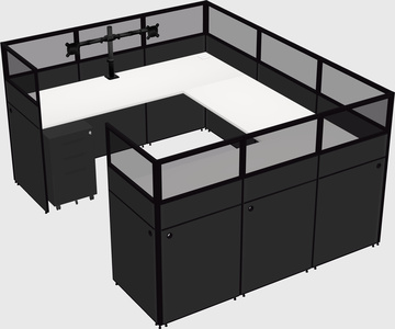 Cabine en u