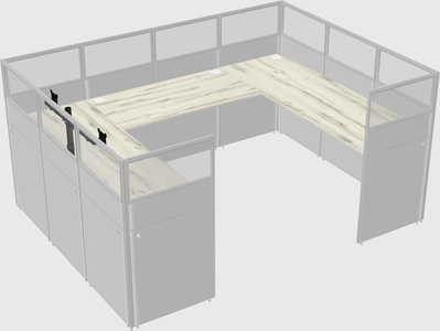 Cabine en u