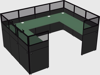 Cabine en u