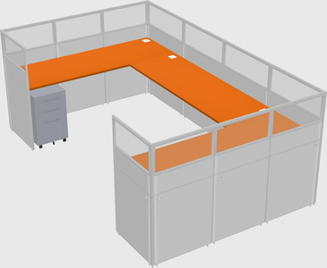 Cabine en u