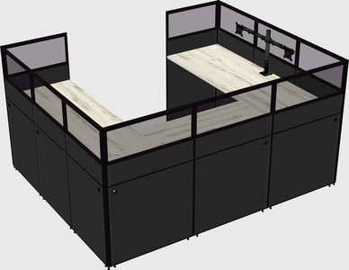 Cabine en u