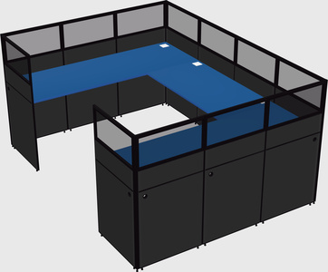 Cabine en u