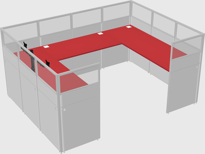 Cabine en u
